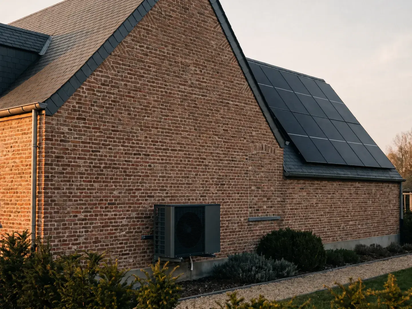 Warmtepomp en zonnepanelen