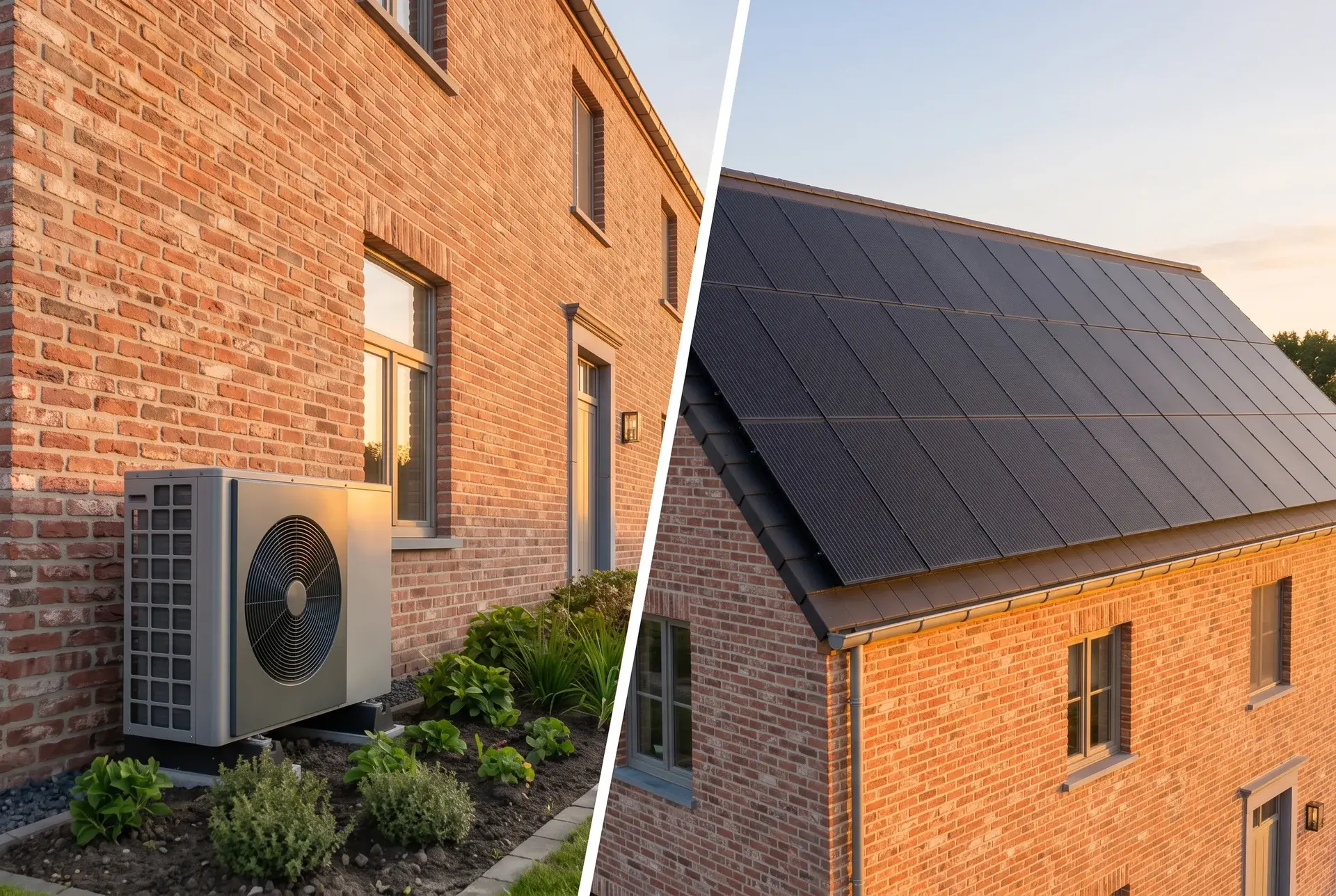 Warmtepomp en zonnepanelen