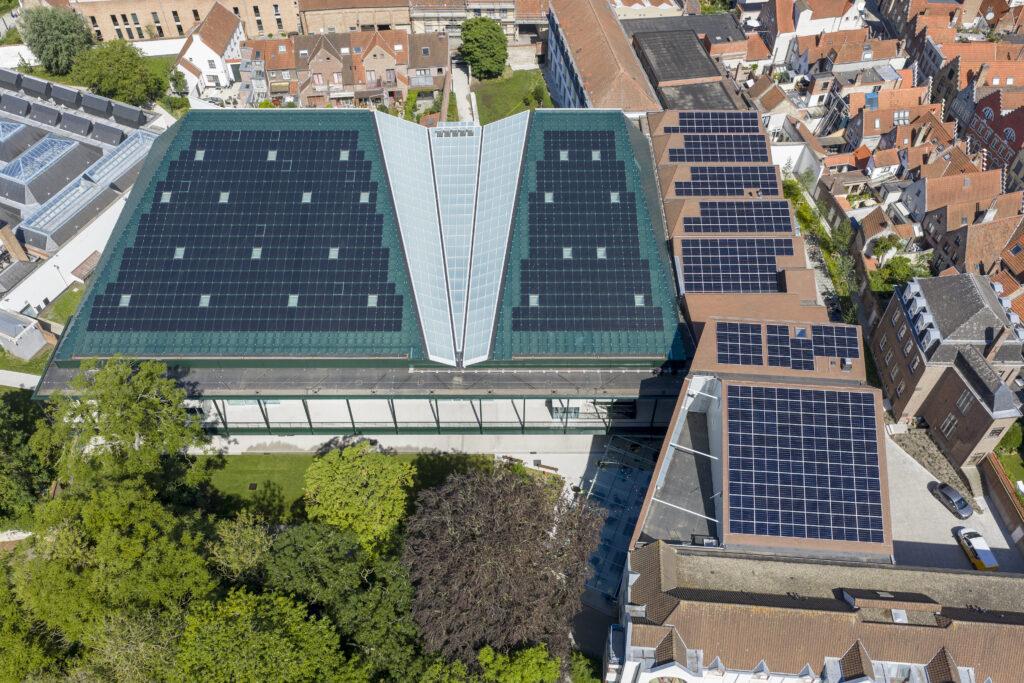 Kunsthal BRUSK Brugge BIPV Zonnepanelen