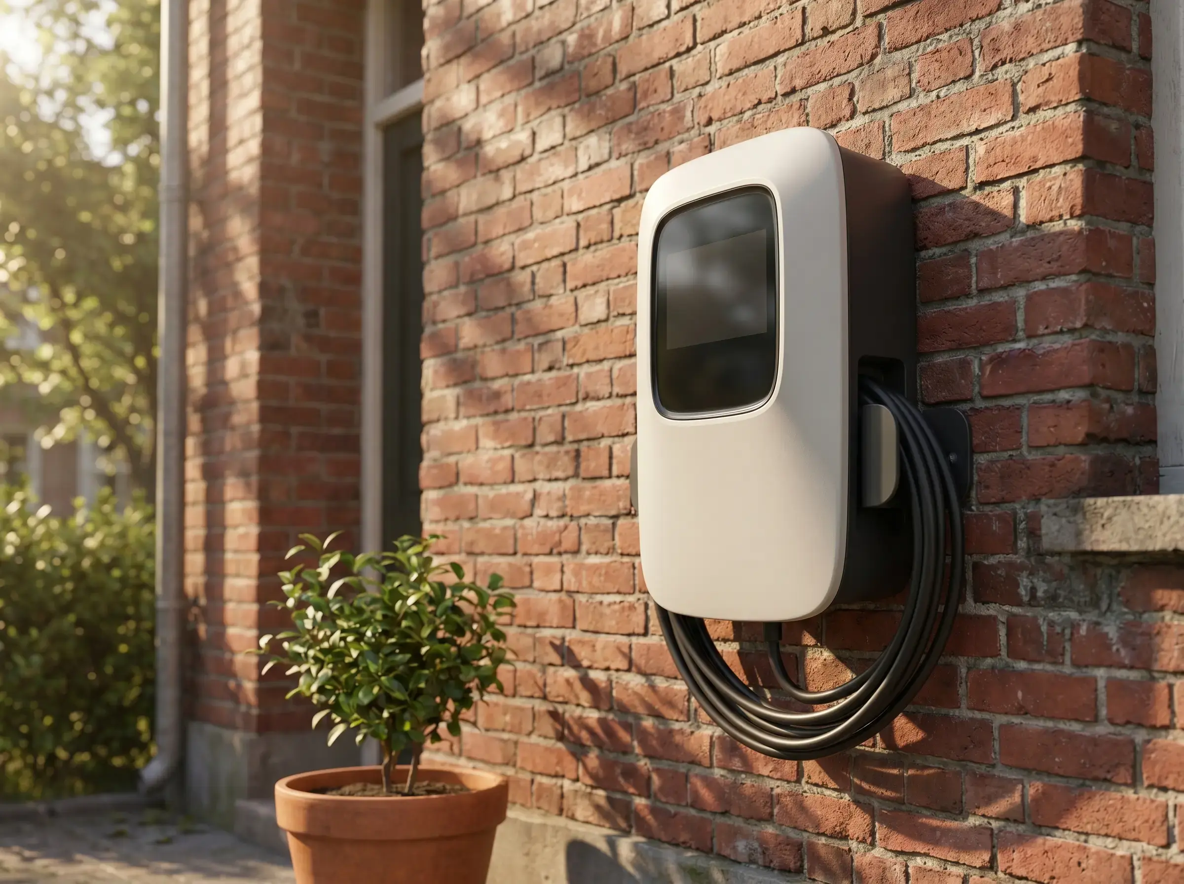 Zonnepanelen en slimme laadpaal in Brussel