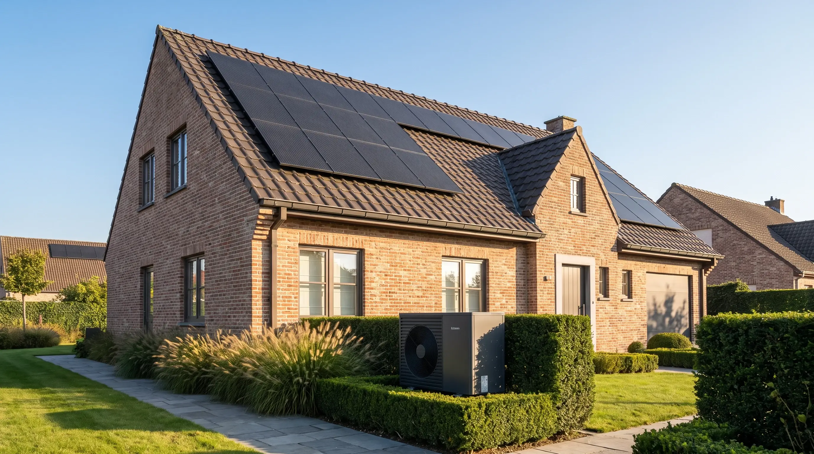 Zonnepanelen en warmtepomp bundel in Kortrijk