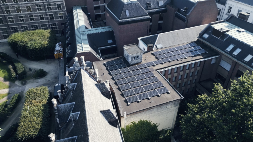 Universiteit Antwerpen zonnepanelen installatie